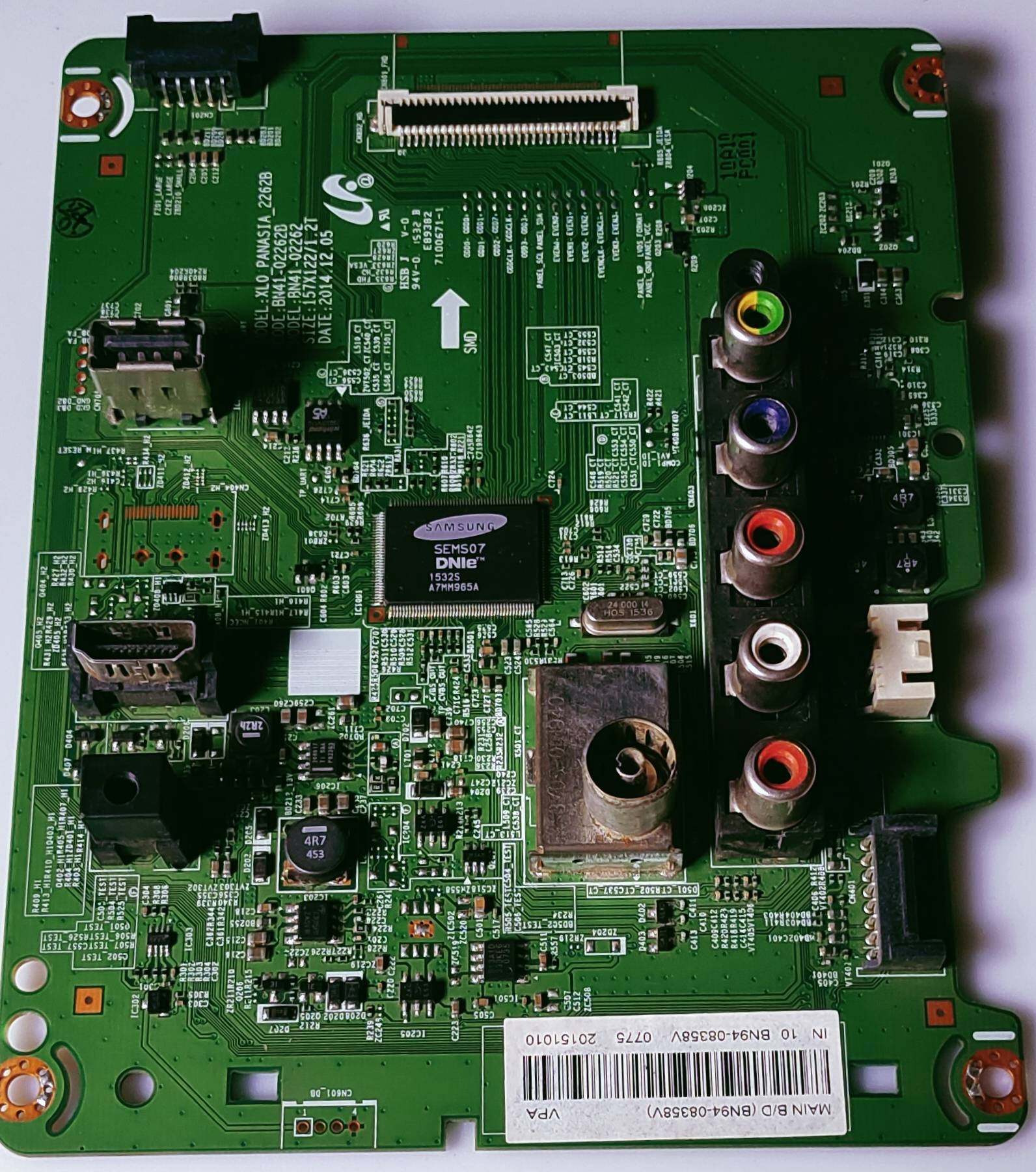 SAMSUNG UA32FH4003RMXL LED TV MOTHER BOARD image 2