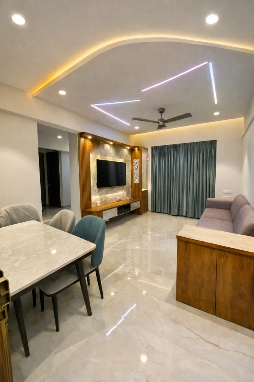 Budget-Friendly Living Room Interior Design Chennai image 5