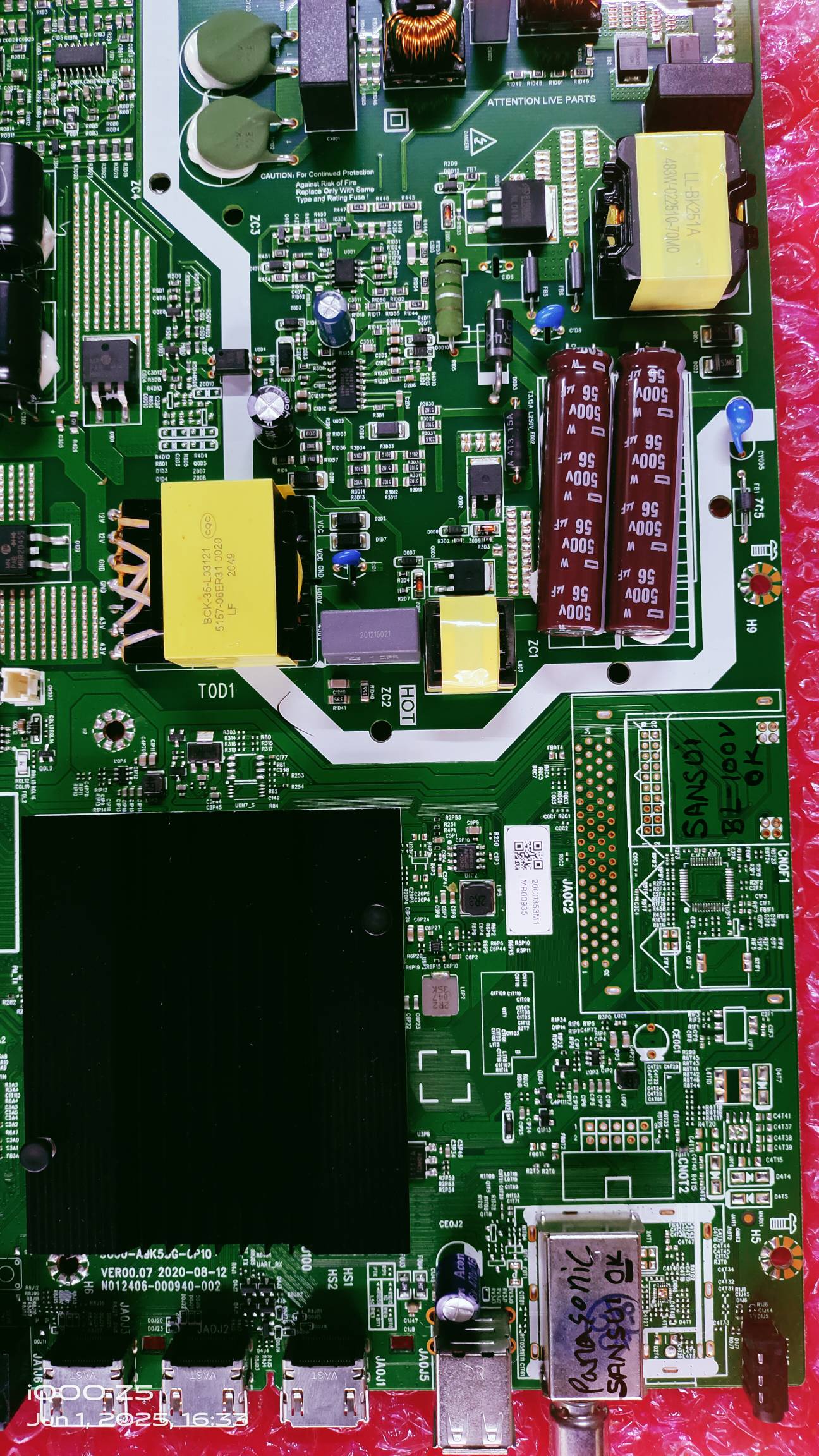 SANSUI JSW55JX850DX  Android LED TV New Motherboard image 5