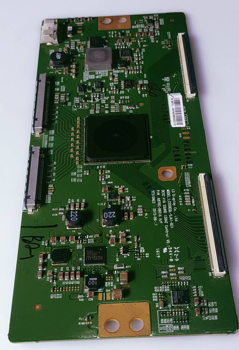 SONY 55X8500D 4K LED TV TCON MODEL:LC550EQL-SJA1-831  DESC : V16 55UHD 120HZ CONTROL VO.1 image 2