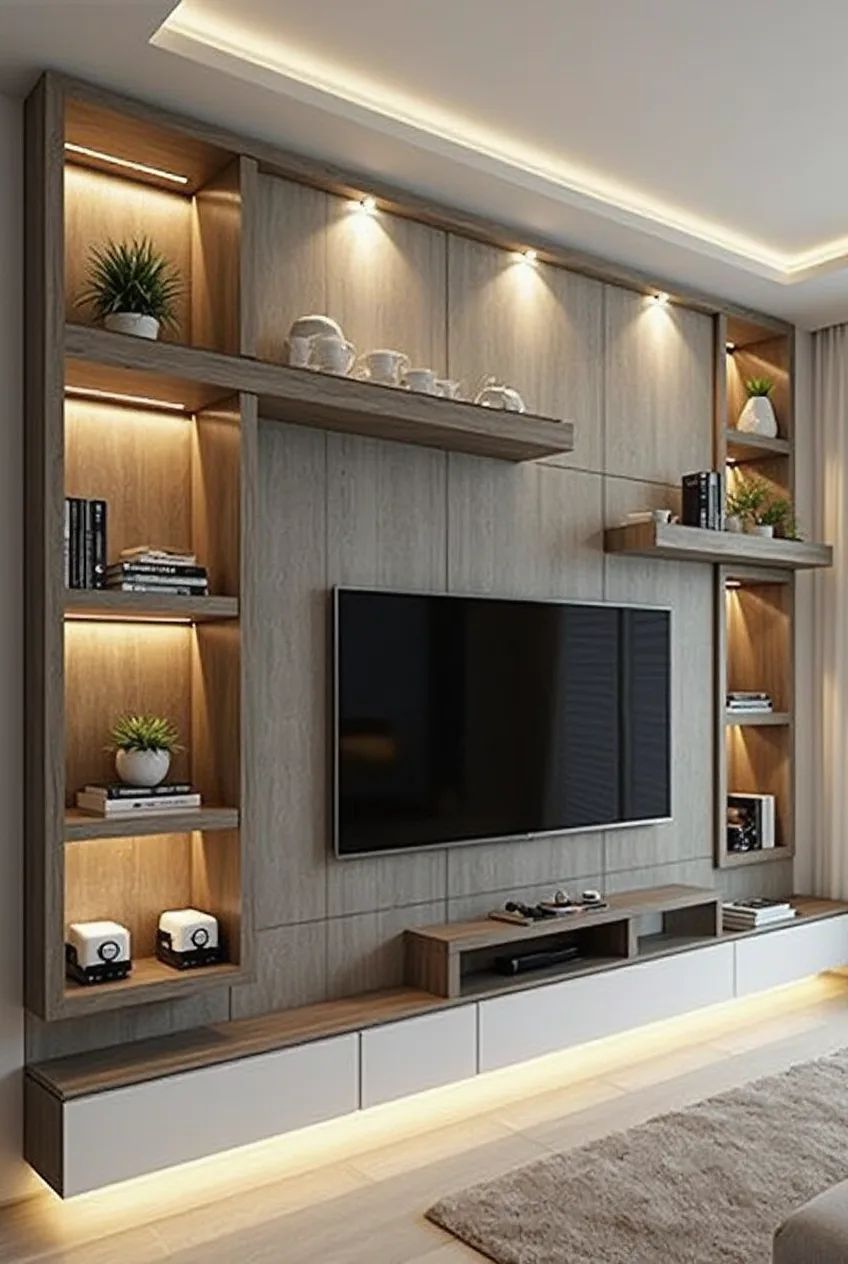 Best Modern TV Unit Ideas to Transform Your Living Room image 2