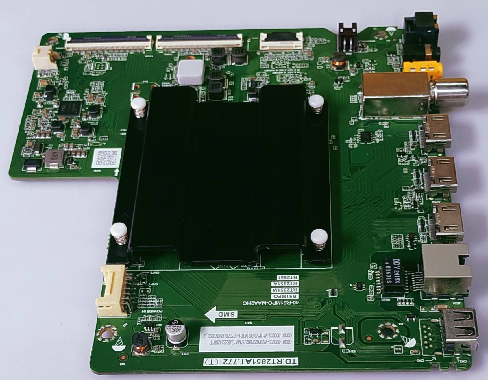 TCL/IFFLACON IFF43U64 4K GOOGLE LED TV NEW MOTHER BOARD TD.RT2851AT.772 (T) image 7