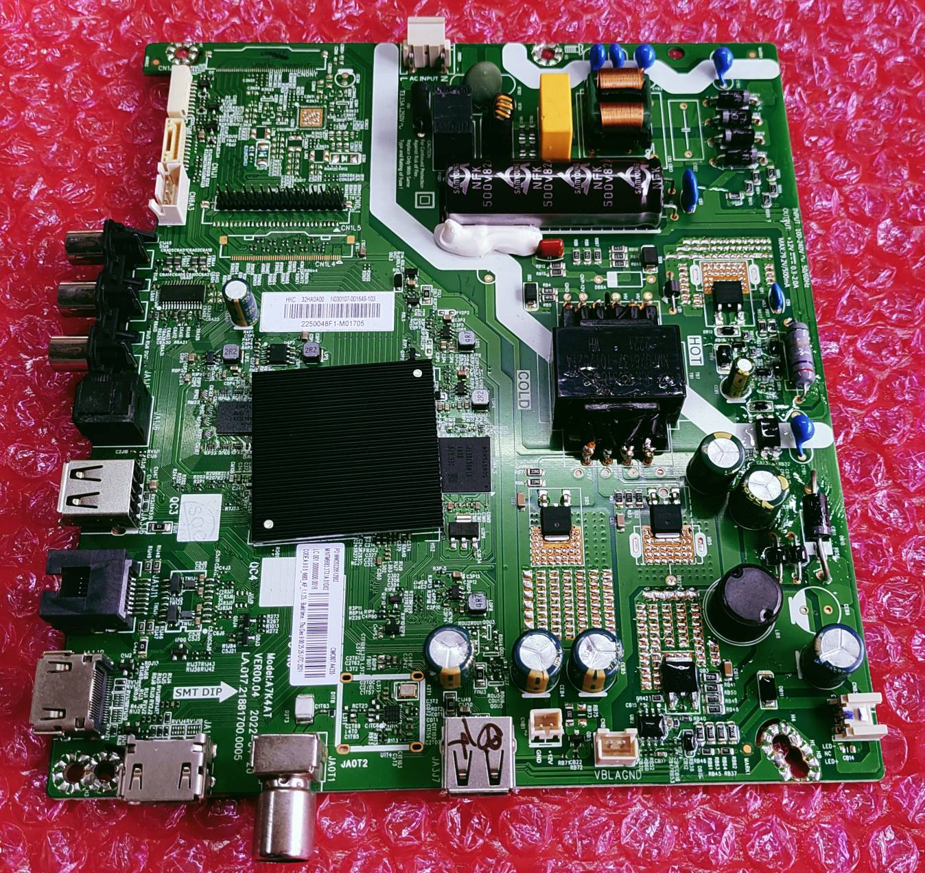 ONEPLUS 32HA0A00 ANDROID MAIN BOARD, ANDROID COMBO BOARD, #WB17 image 2