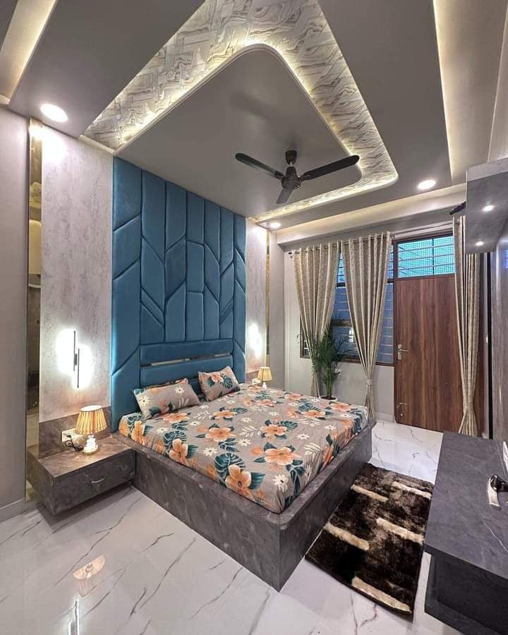 Decorative Gypsum False Ceiling Designs with LED Lighting image 5