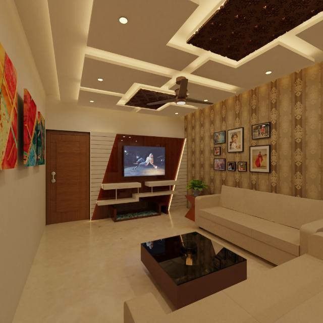 Interior Gypsum Ceiling Decoration image 3