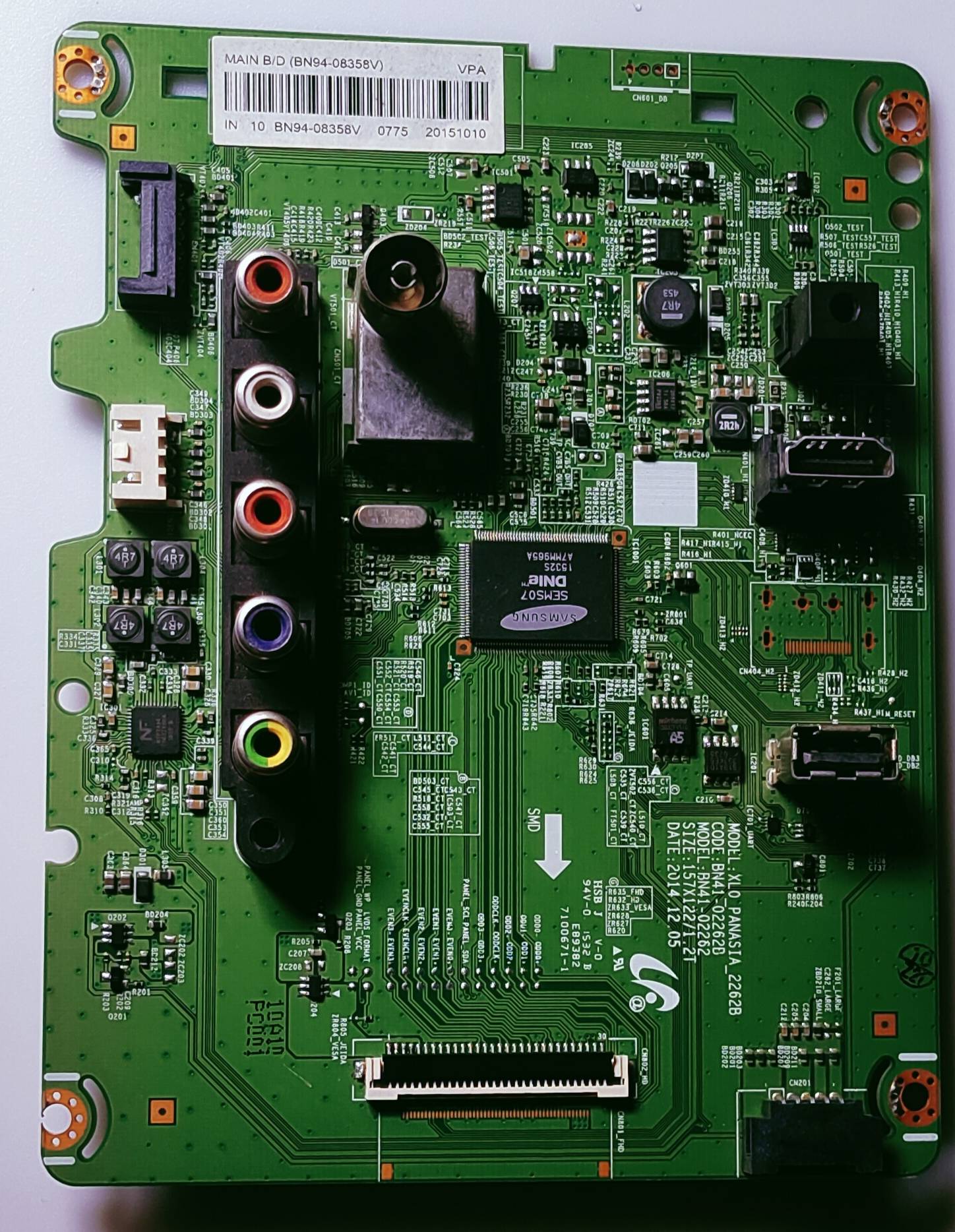 SAMSUNG UA32FH4003RMXL LED TV MOTHER BOARD image 3