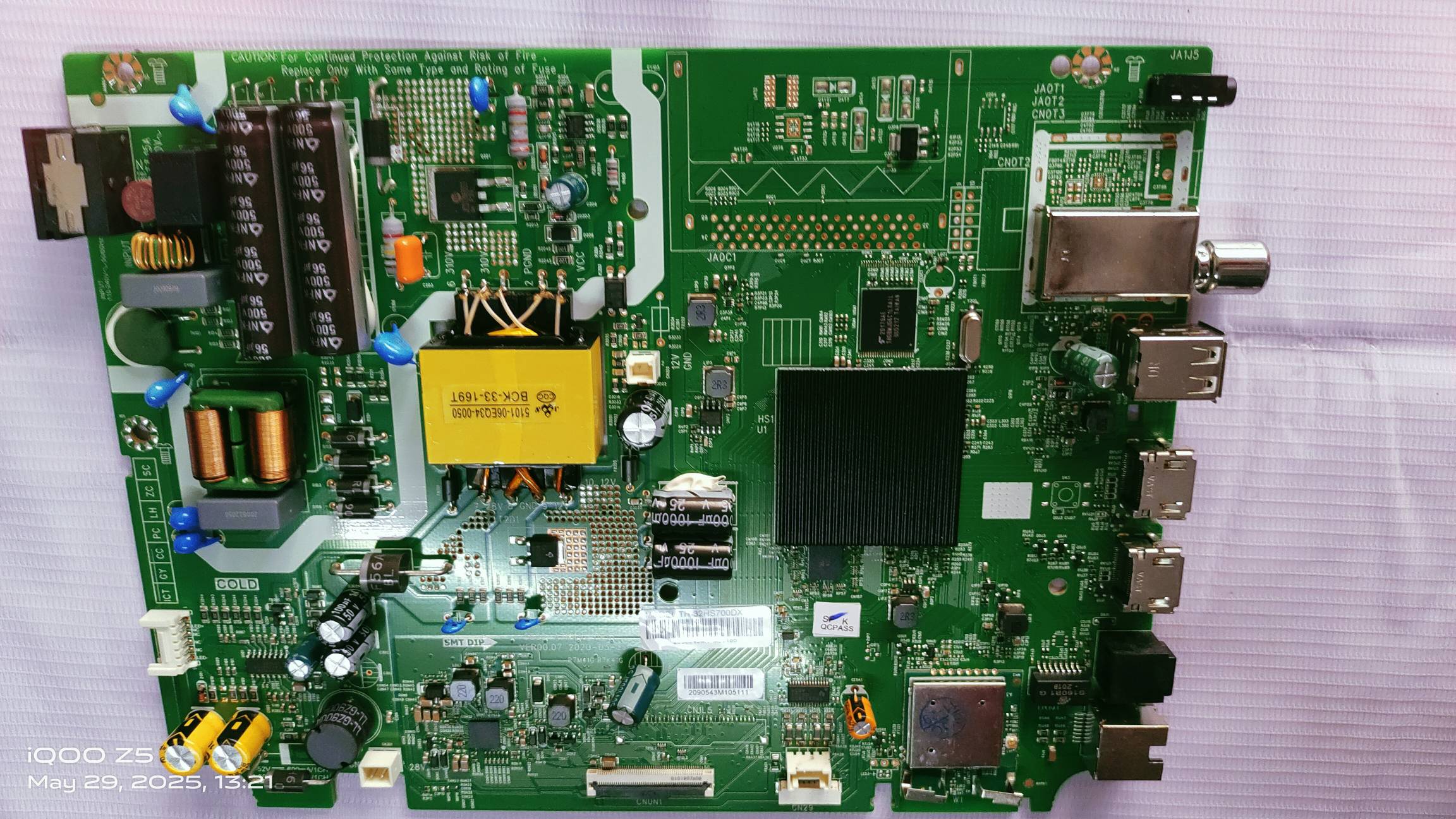 Panasonic TH-32HX700DX Android Main Board , Mother Board, Combo Board #WB04 image 3