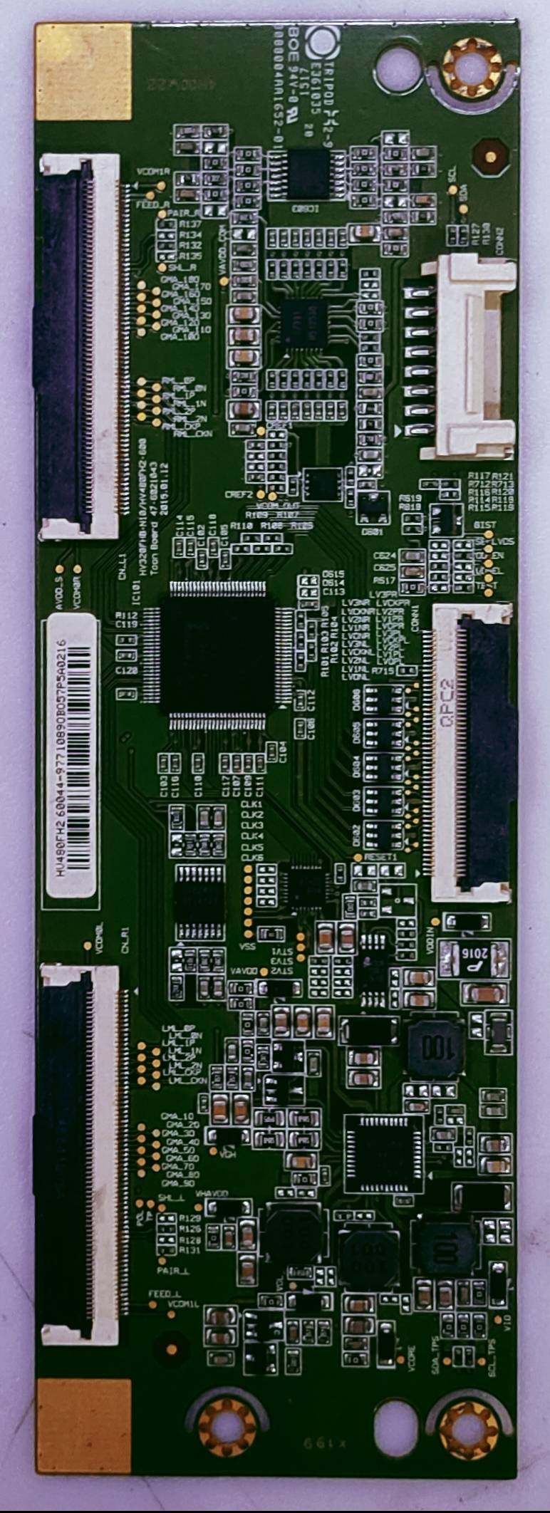 SAMSUNG UA48J5300AR TCON PART NO.HU480FH260044 image 5
