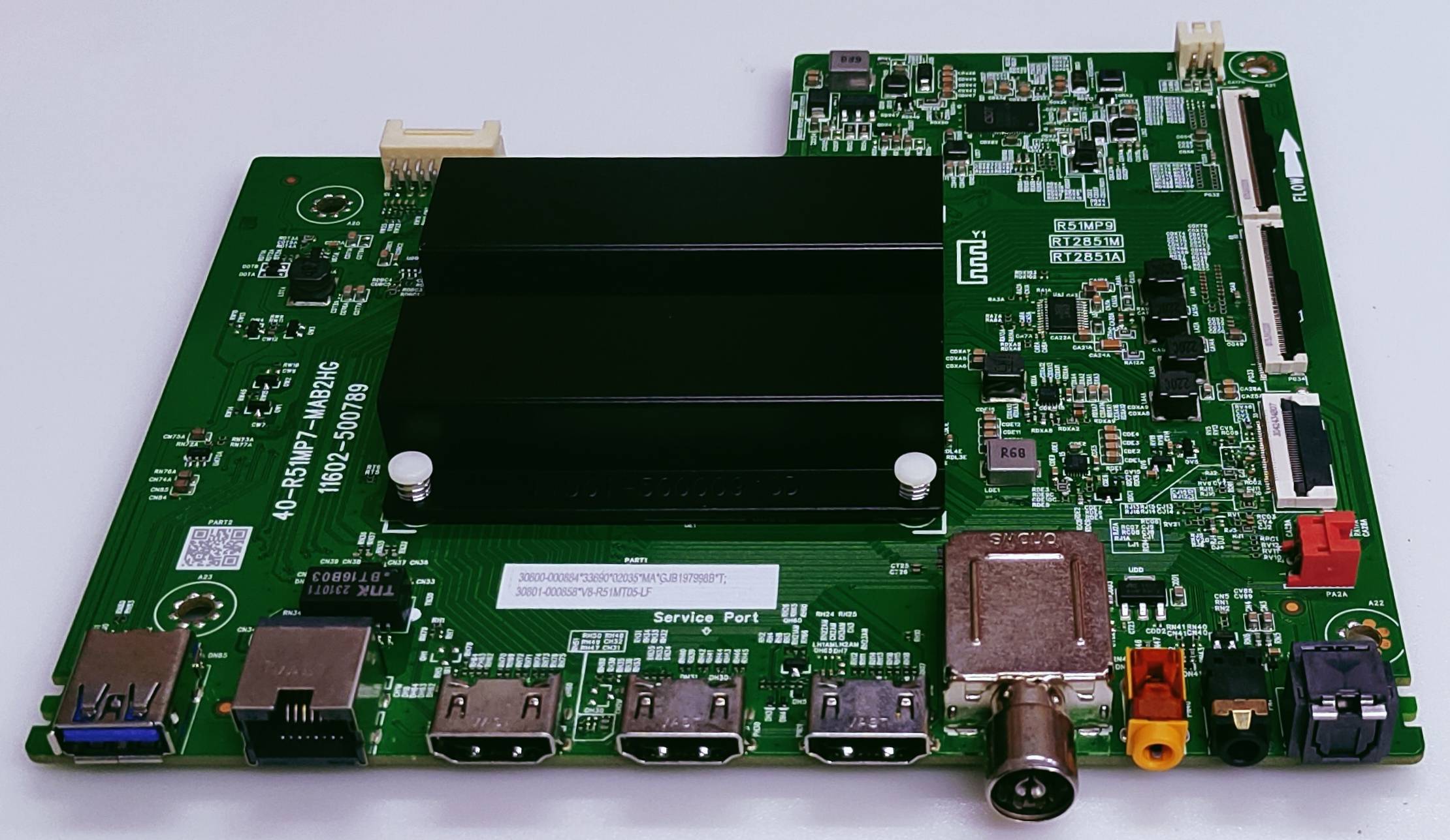 TCL 4K  40-R51MP7-MAB2HG 11602-500789 GOOGLE TV NEW MOTHER BOARD  image 2