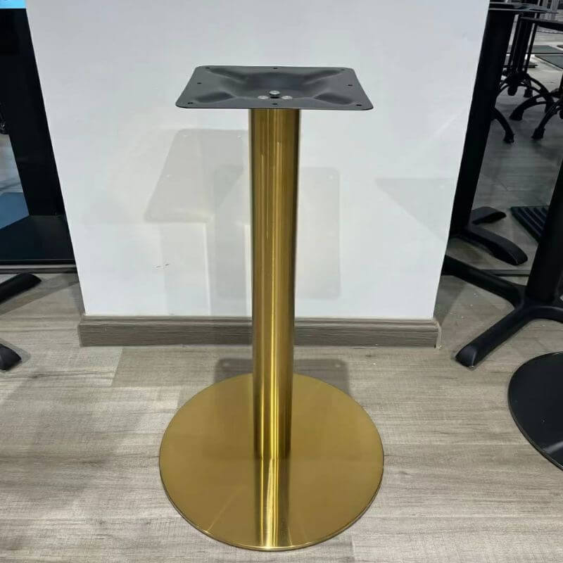 Premium Gold Plated Round Table Base (500mm) image 2
