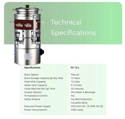 Formula Chai Machine 12 L - Non-Insulated image 3