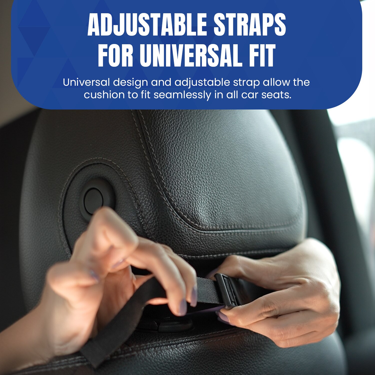 Car Backrest Pillow For Lumbar Support and Back Pain Relief While Driving image 2