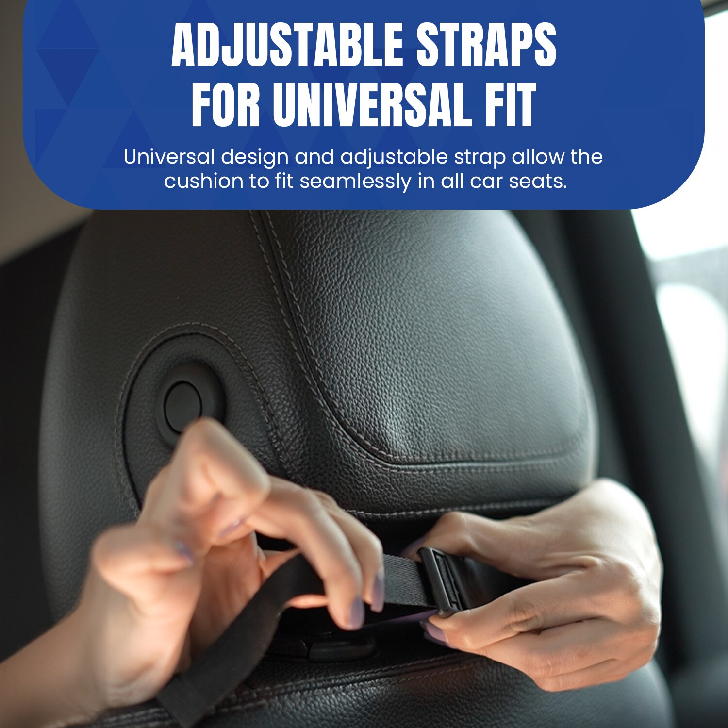 Car Backrest Pillow For Lumbar Support and Back Pain Relief While Driving image 2