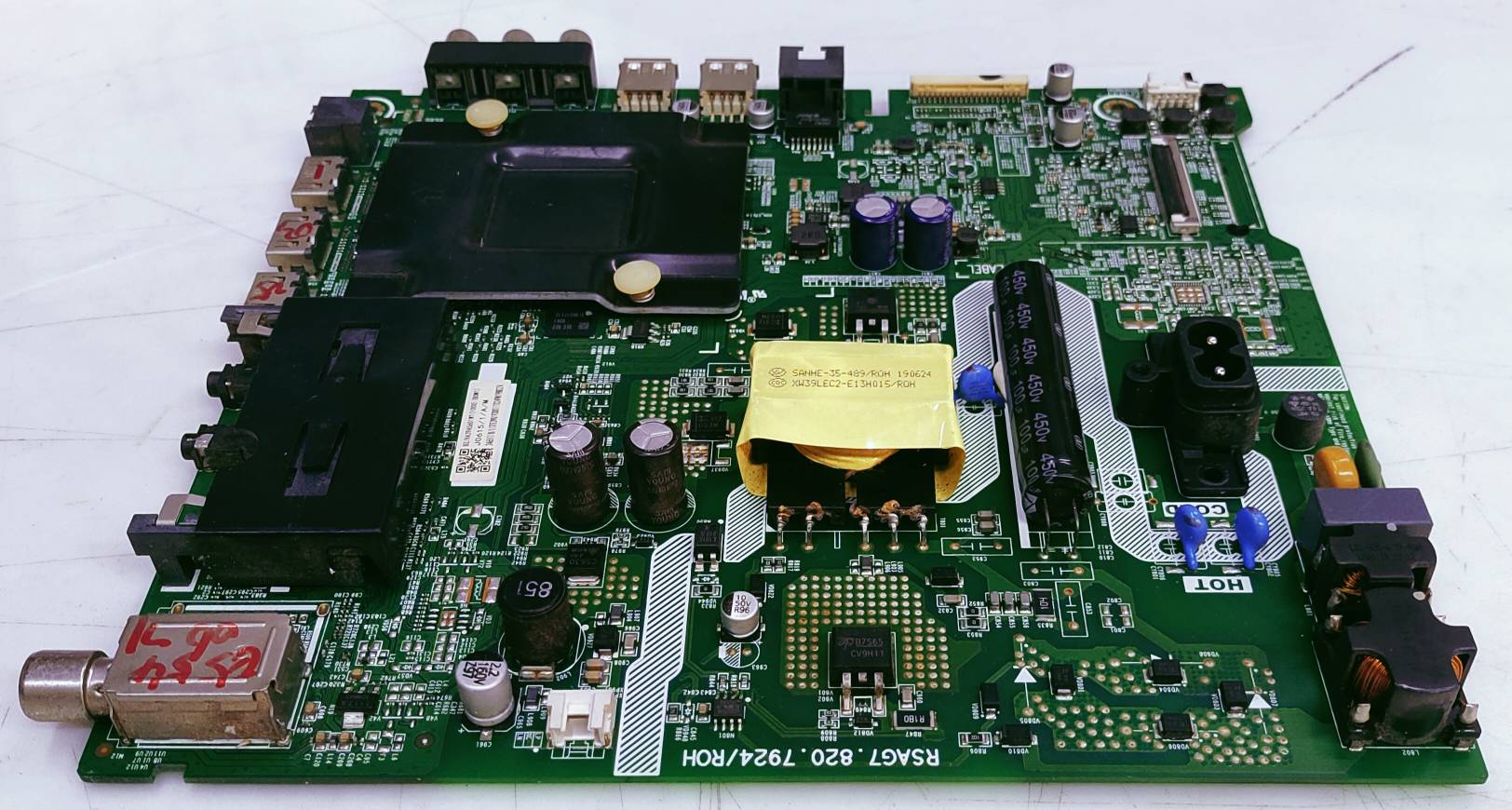 VU 40SM LED TV FHD MOTHER BOARD PART NUMBER RSAG7.820.7924/ROH image 8