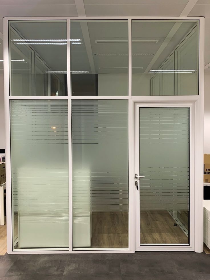 Aluminium Partition Wall Installation with Modern Designs image 2