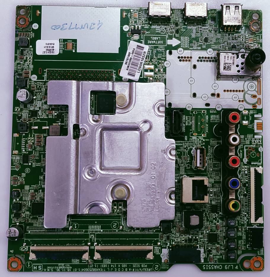 LG 43UM7300PTA 4K LED TV ANDROID MOTHER BOARD image 6