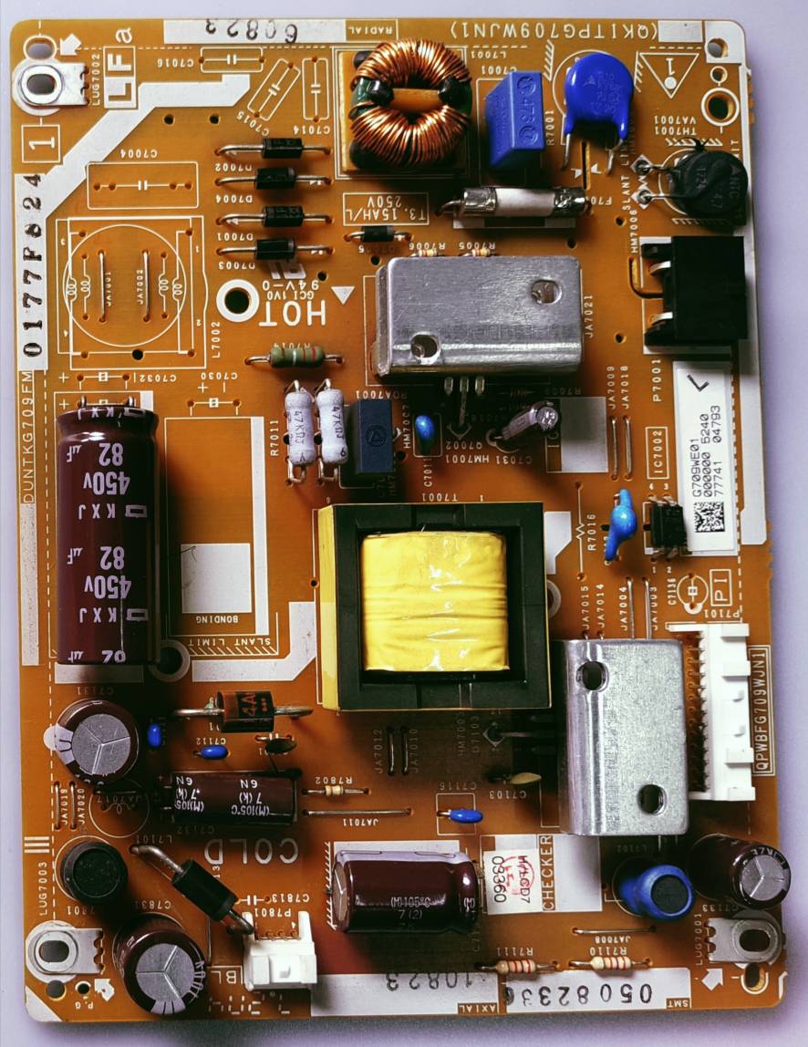 SHARP LC-32LE185M Power Supply Board, SMPS Board, #wb42 image 4