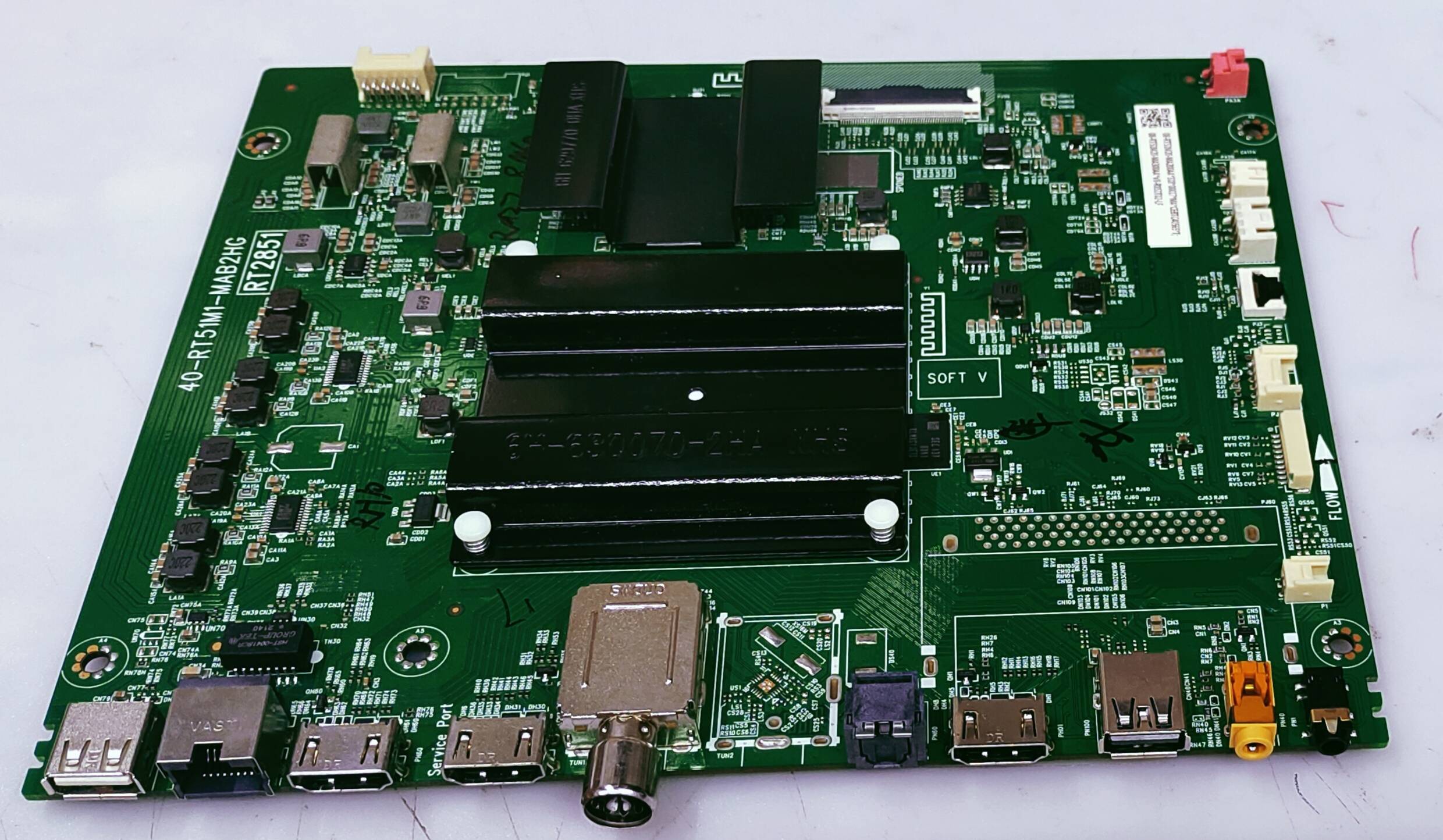 TCL / IFFALCON 4K New Android Mother Board Model No. 55C815 Board Number. 40-RT51M1-MAB2HG (RT2851) Main PCB Board, #wb56 image 5
