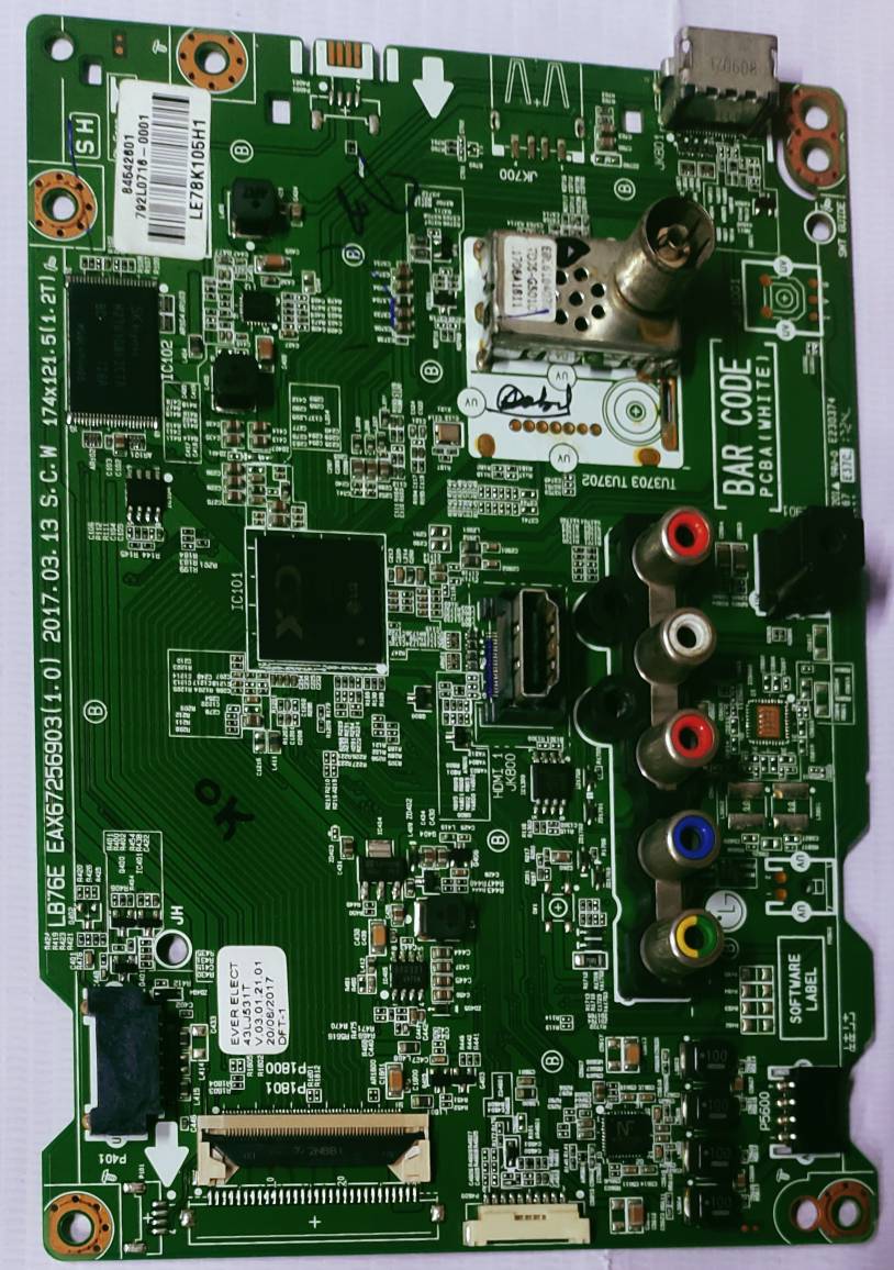 LG 43LJ531T LED MOTHER BOARD , MINI MOTHER BOARD, #wb35 image 5