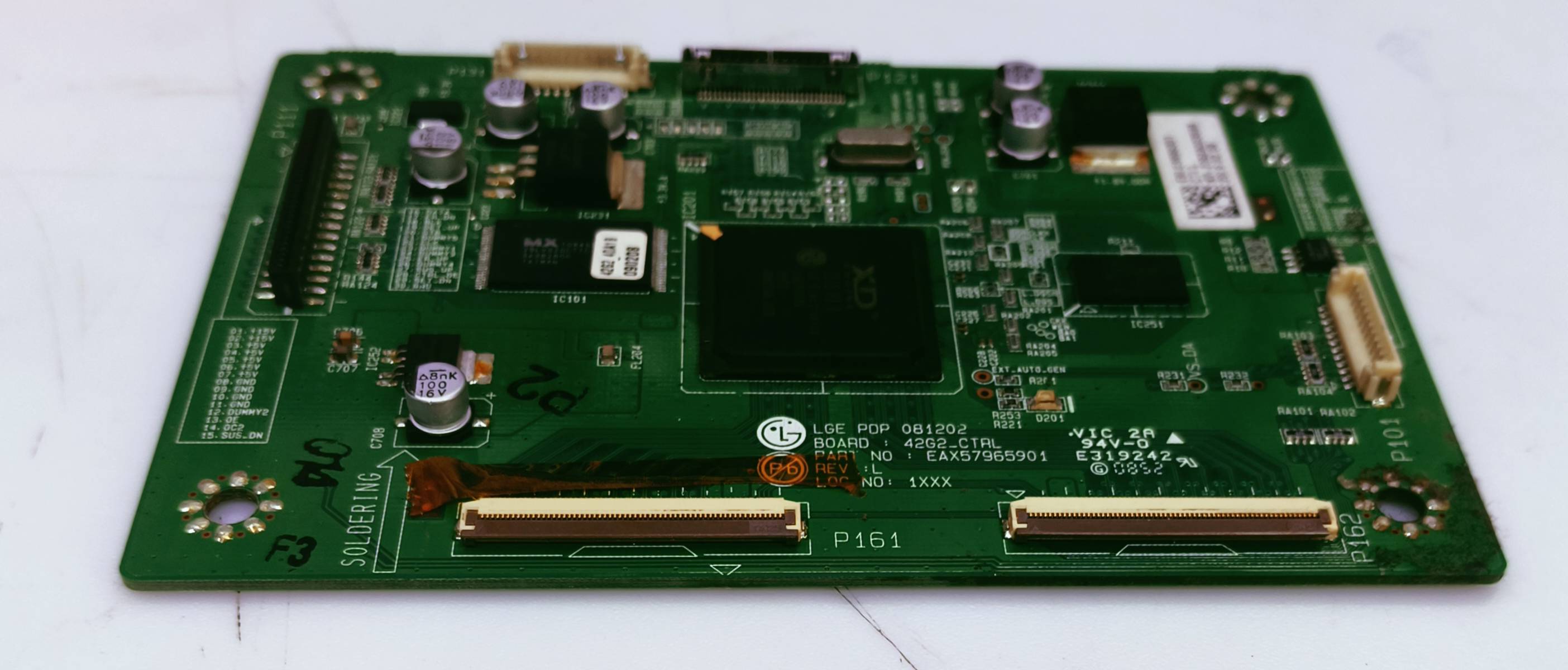 LG Plazma 42PQ60R Logic Barod Part No. EBI 56998301 Ctrl  image 3
