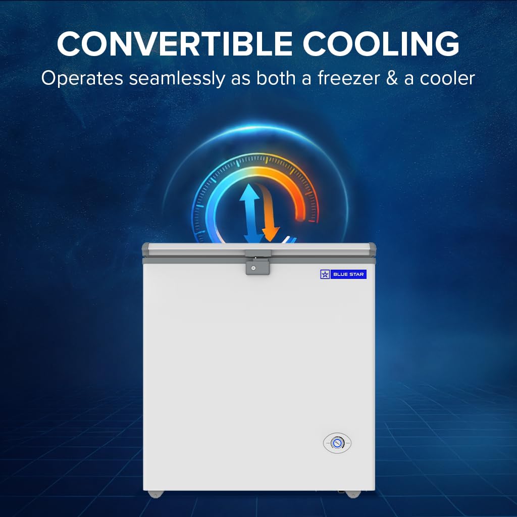 NEYW BLUESTAR DEEP FREEZER SINGLE DOOR 180 LITRES image 3