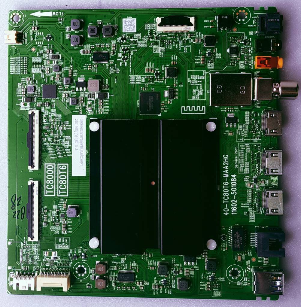TCL 4K Android LED TV 55P71BPro Mother Board, TCL 4K Android LED TV 55P71BPro Main Board, TCL 4K Android LED TV 55P71BPro Main PCB Board, #wb55 image 3