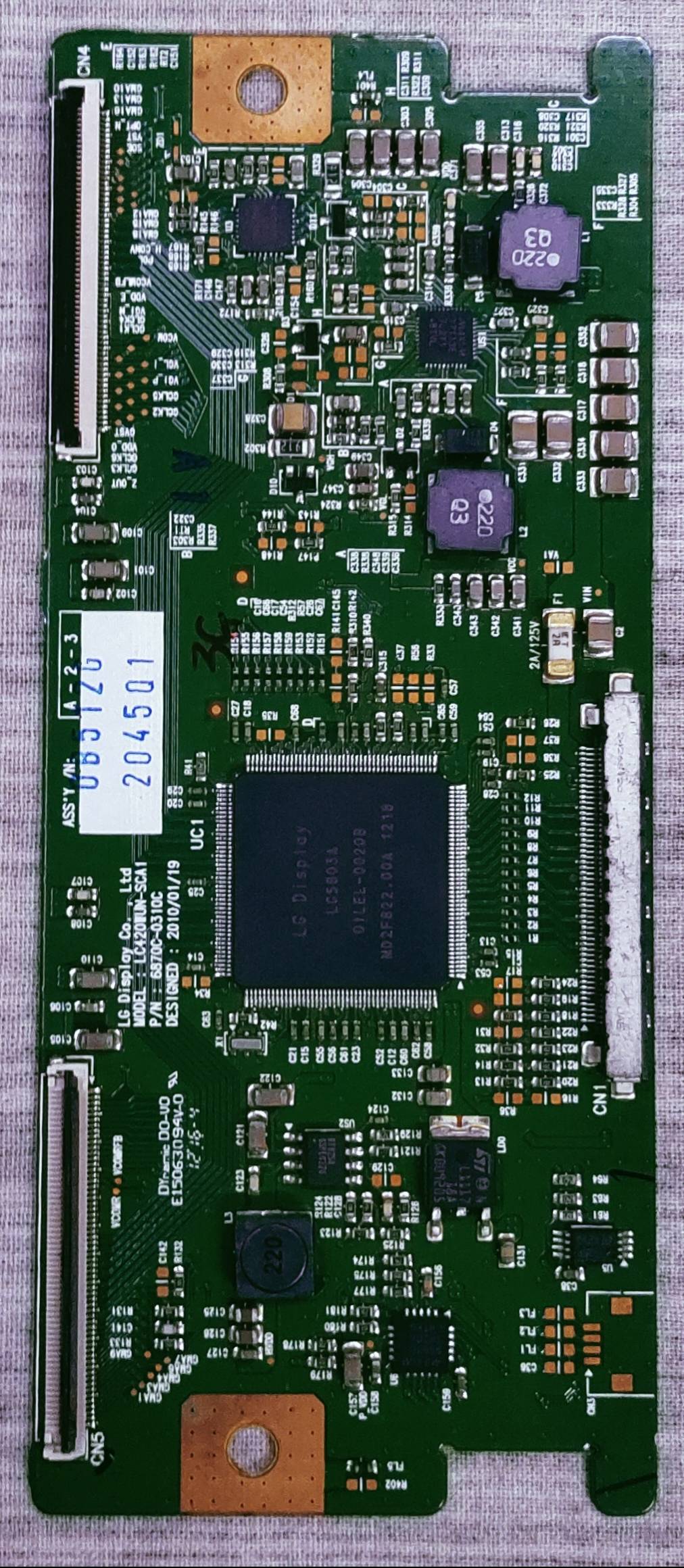 LG LC420WUN-SCA1 LED TV FHD TCON PART NO.6870C-0310C image 2