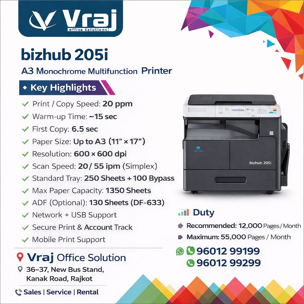 Bizhub 205i image 2