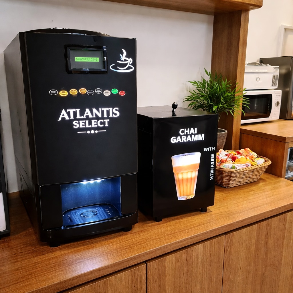 7 option Coffee Tea Machine with Liquid Milk Boilar image 2