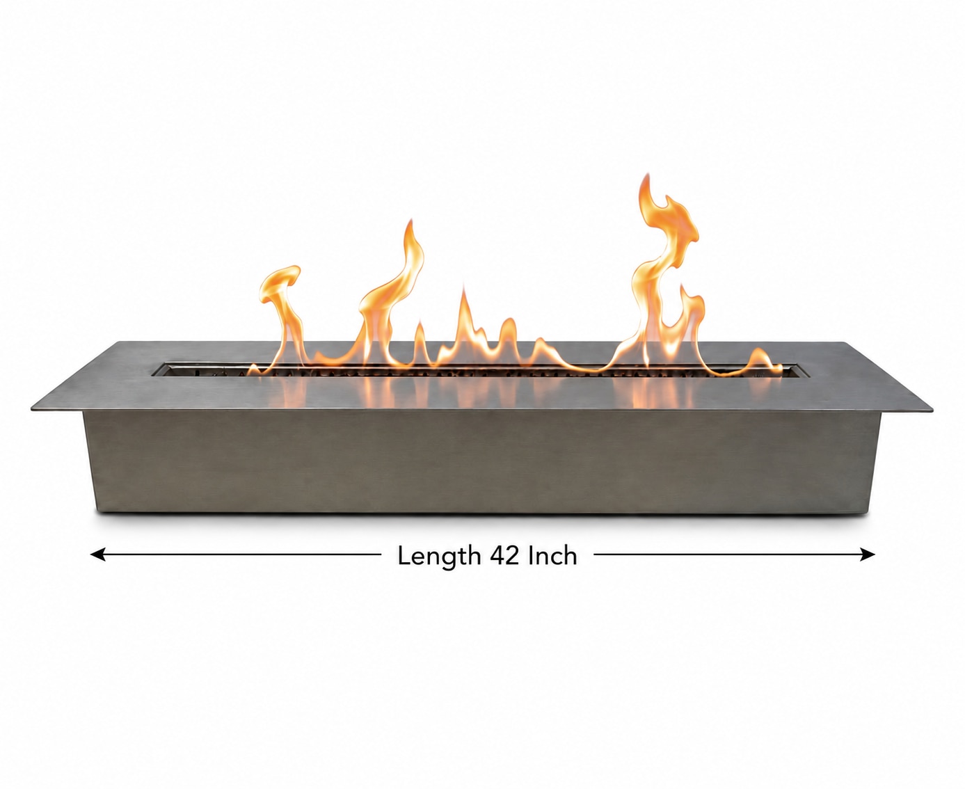 Rectangular Modern Smokeless Tabletop Fire Feature (42inch) image 2