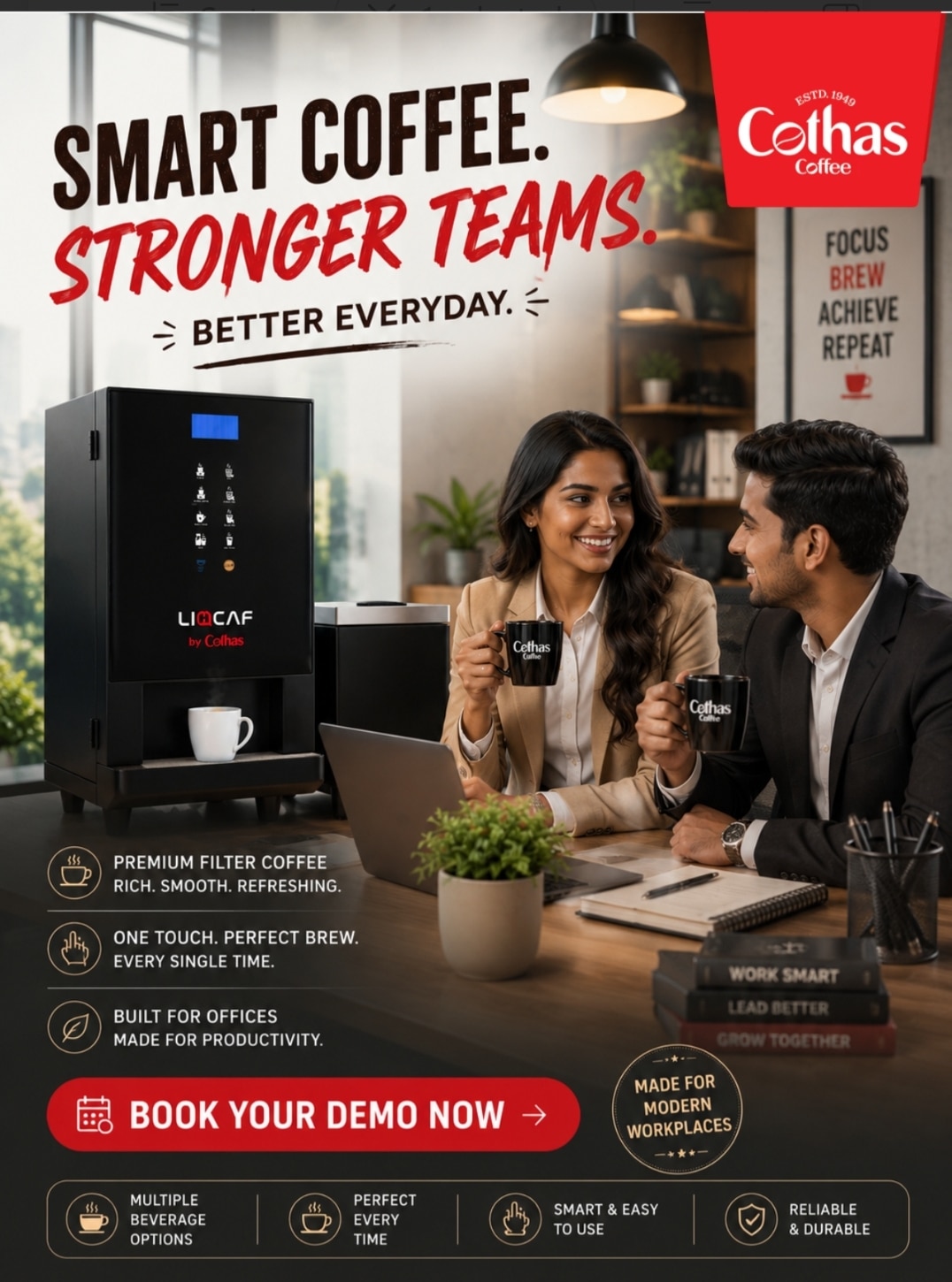Rental Cothas Filter Coffee Machine for Office, & Commercial Use image 2