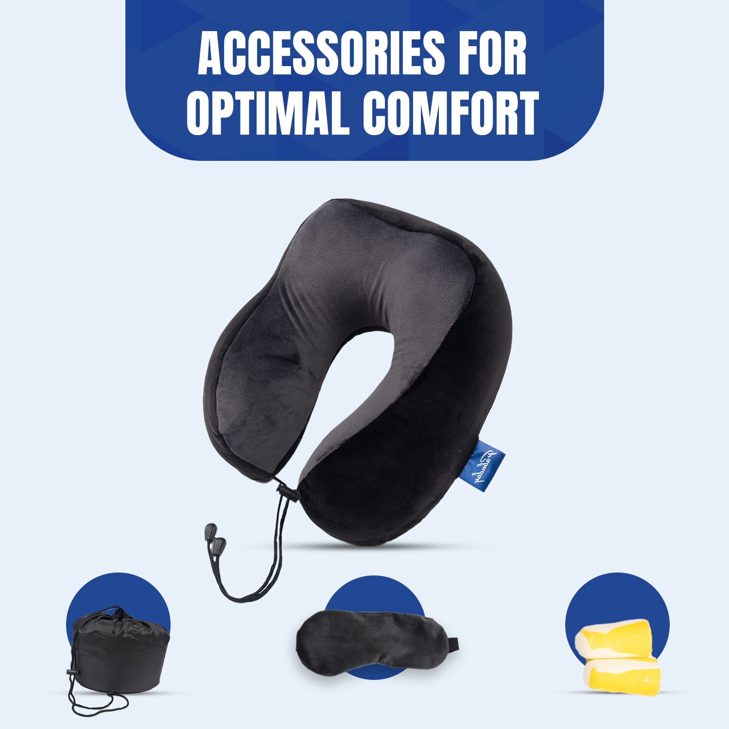 Pillow Tree Memory Foam ContourTravel Neck Pillow – Ergonomic Comfort for Every Journey image 4