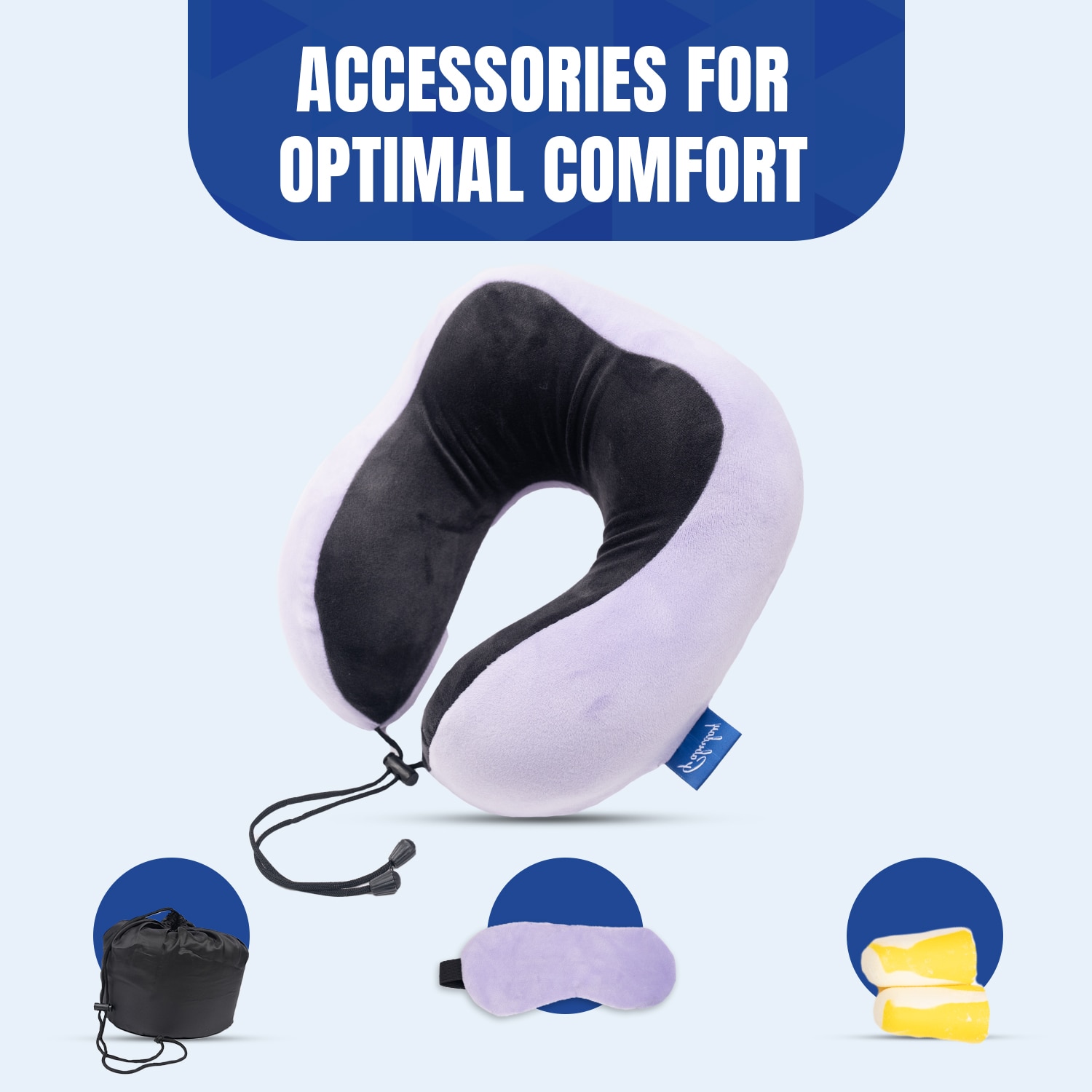 Pillow Tree Memory Foam ContourTravel Neck Pillow – Ergonomic Comfort for Every Journey image 4