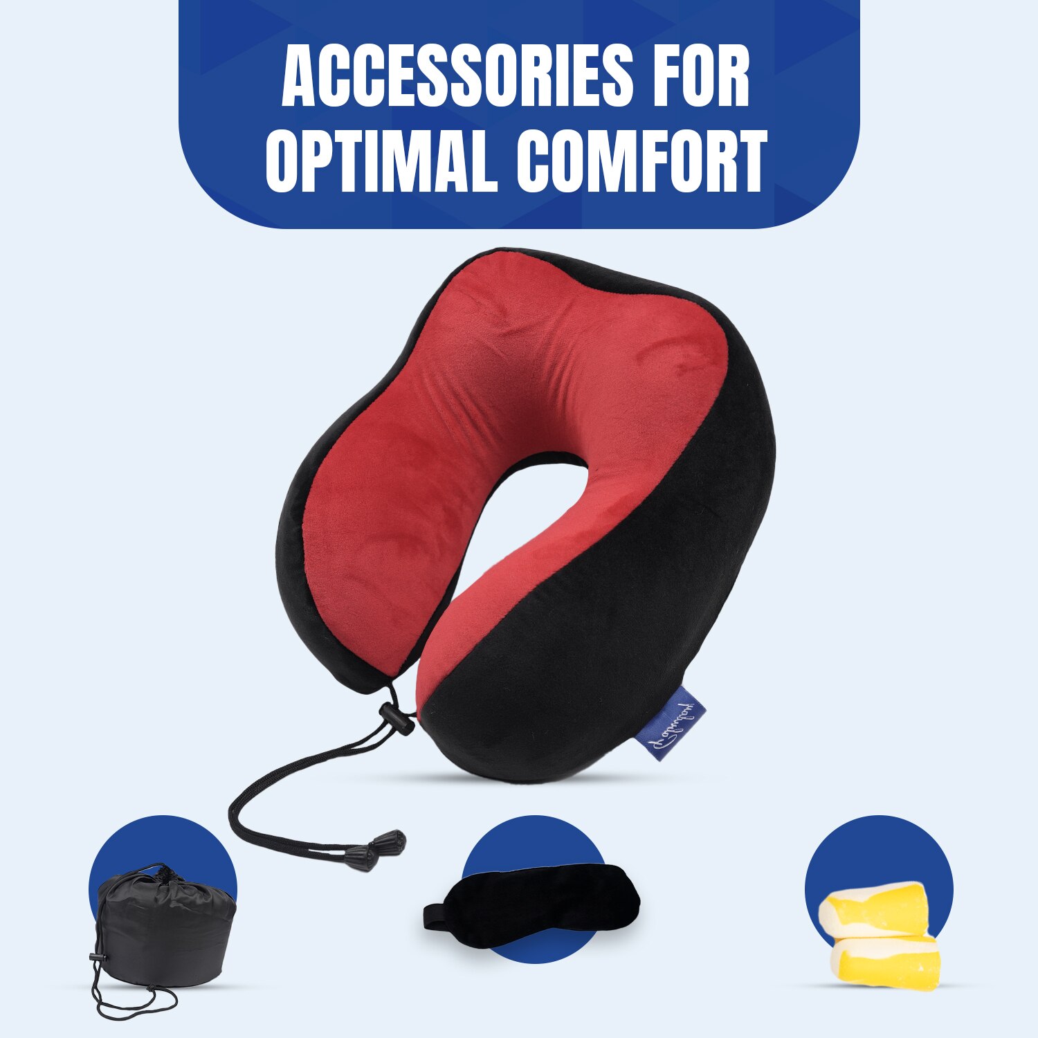 Pillow Tree Memory Foam Travel Neck Pillow – Ergonomic Comfort for Every Journey image 4