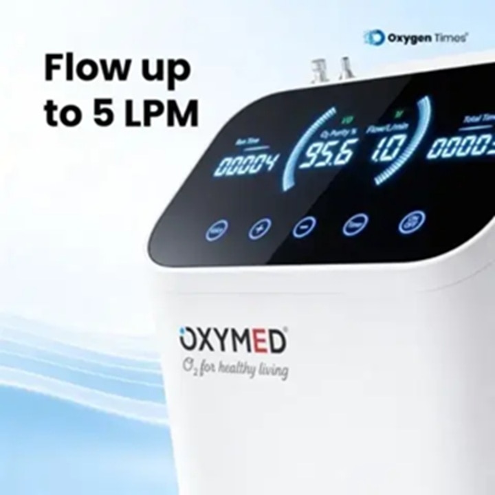 Oxymed Cure 5 LPM Oxygen Concentrator (2026 Launch) image 3