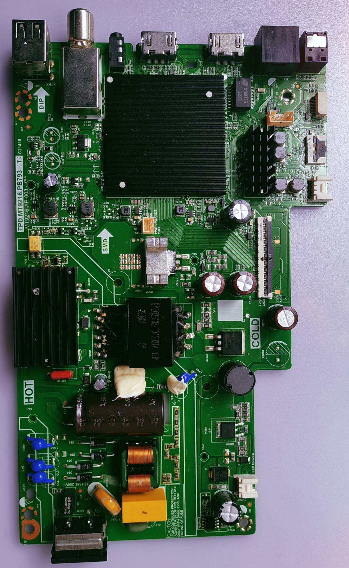  NEW ONEPLUS LED TV Android 32HD2A00 Mother Board, NEW ONEPLUS LED TV Android 32HD2A00 Combo Board, NEW ONEPLUS LED TV Android 32HD2A00 Main Board, NEW ONEPLUS LED TV Android 32HD2A00 Main PCB Board, #wb56 image 7