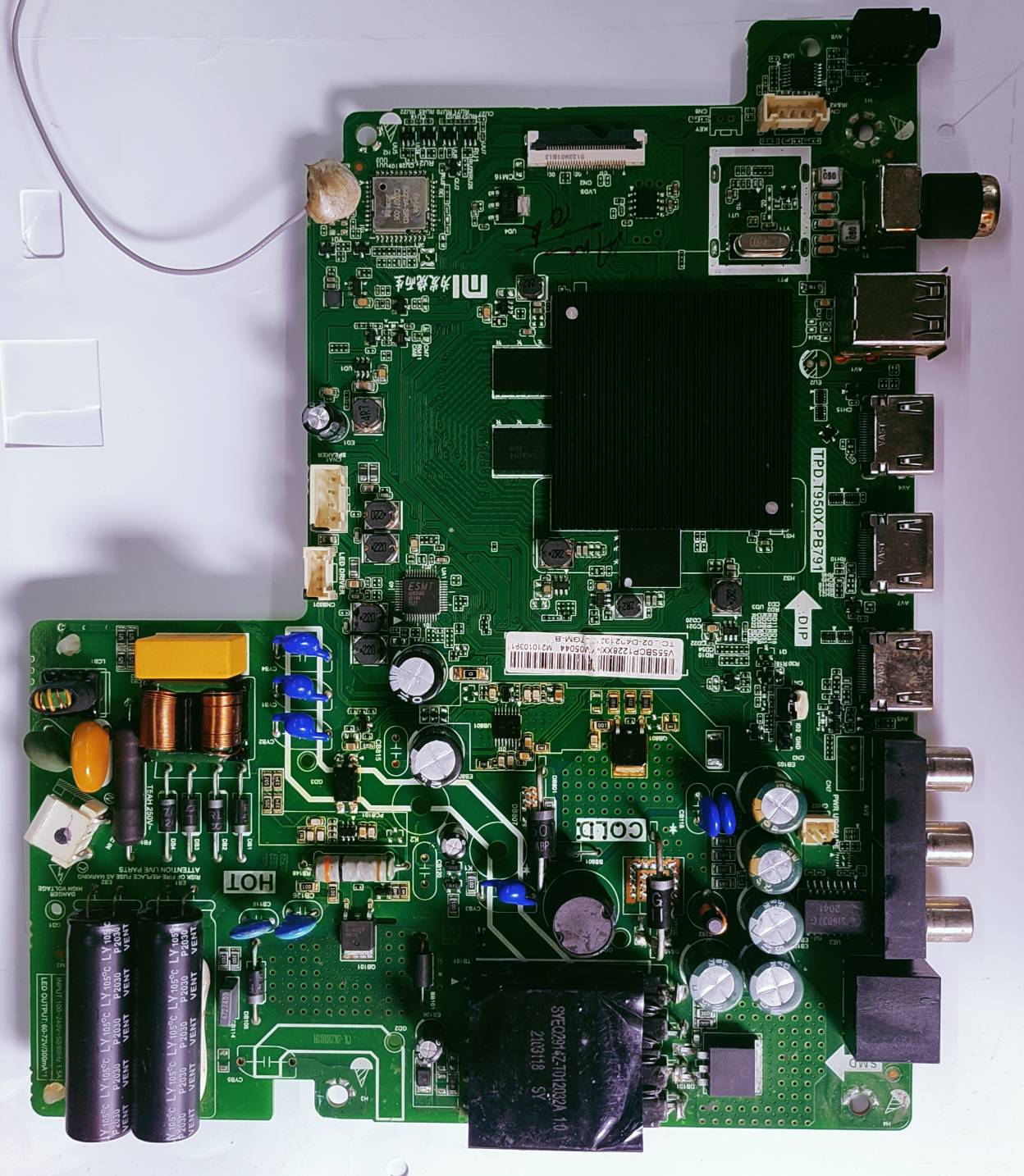MI LED TV Andirod L32M5-AL Mother Board, MI LED TV Andirod L32M5-AL Main Board, MI LED TV Andirod L32M5-AL Main PCB Board,  image 5