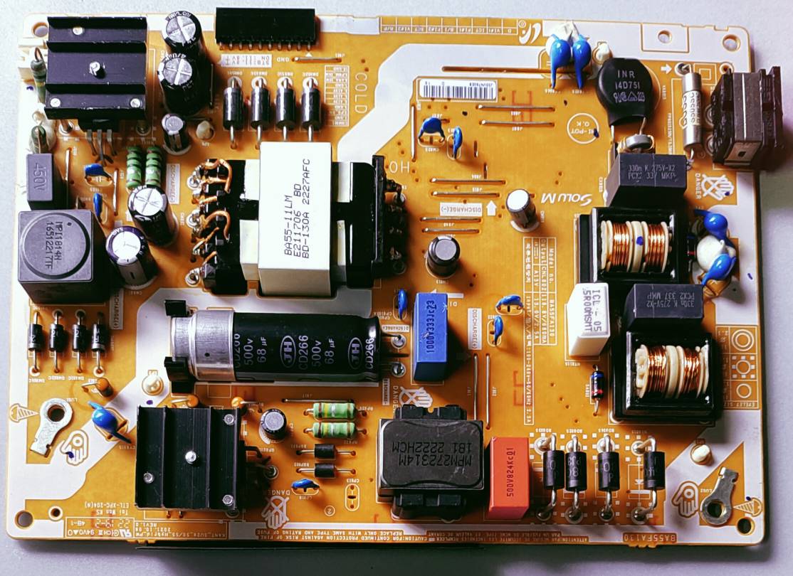 SAMSUNG LED TV UA50AU7600 Power Supply Board, SAMSUNG LED TV UA50AU7600 Smps Board, SAMSUNG LED TV UA50AU7600 Power Supply PCB Board #wb51 image 5