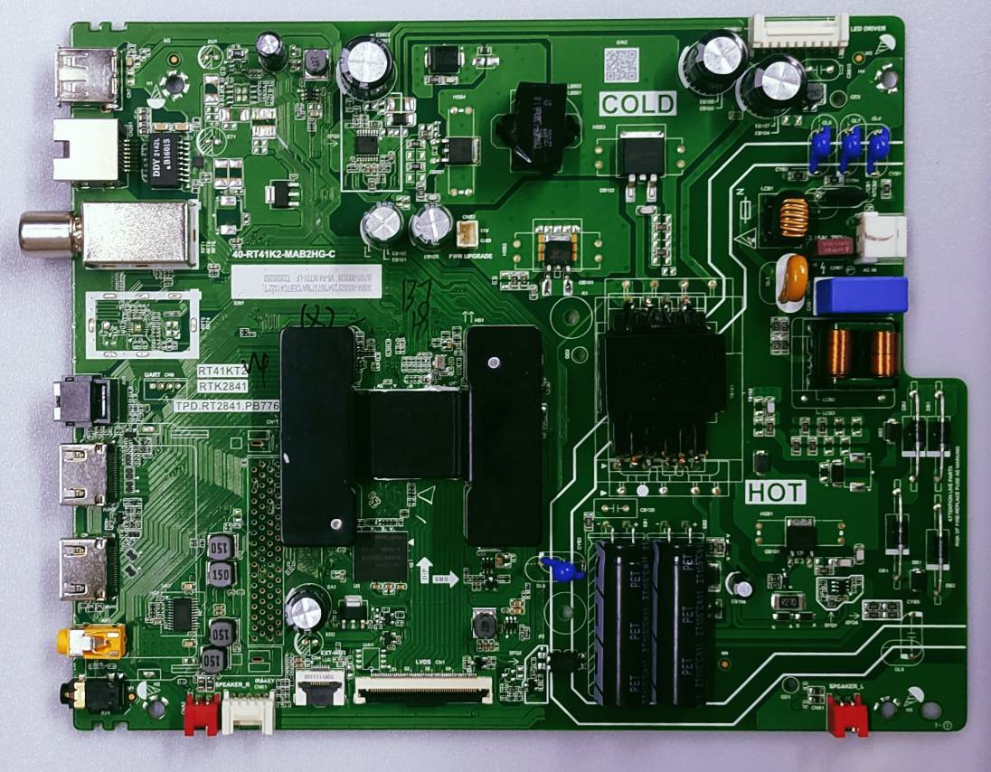 TCL 43S5200 LED TV NEW MOTHER BOARD PART NO. TPD.RT2841.PB776 RT41KT2 RTK2841 image 4