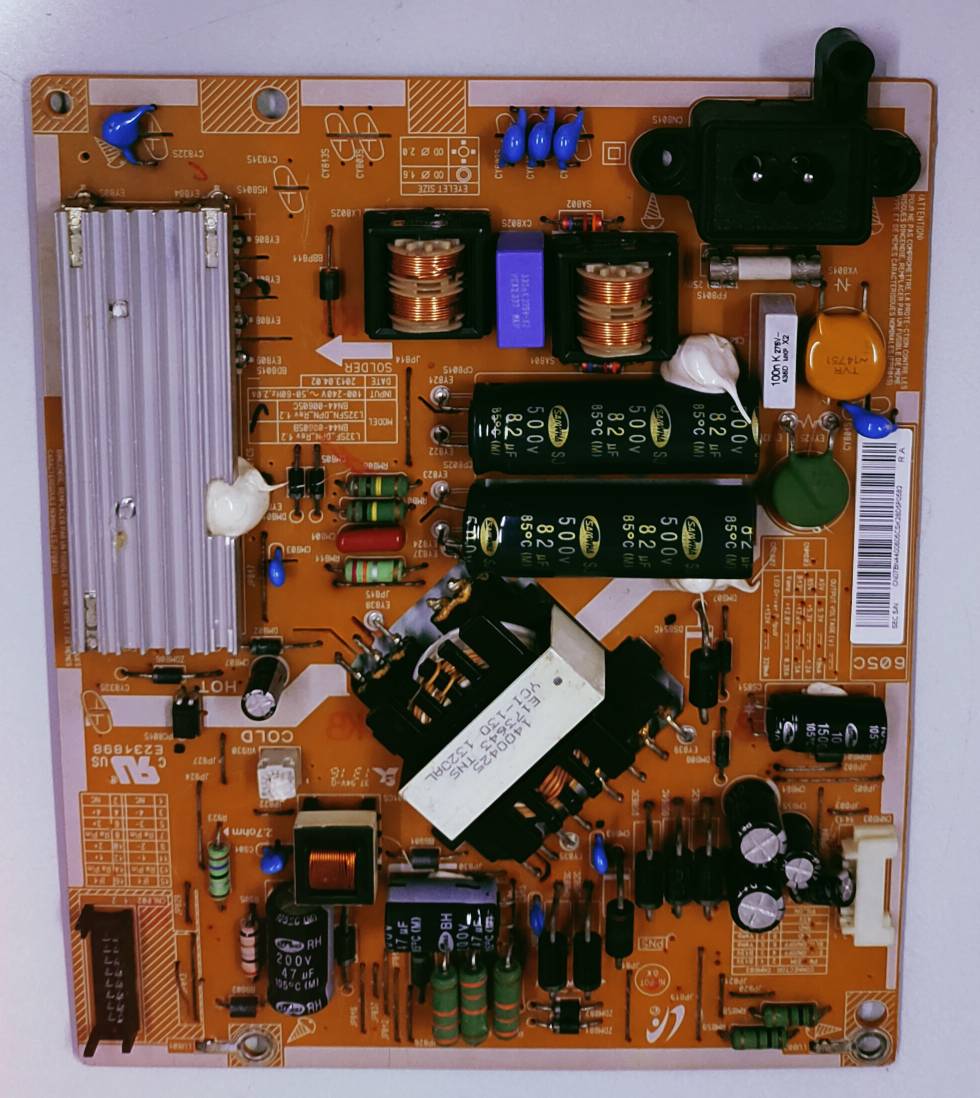SAMSUNG LED TV UA32F5100AR Power Supply Board, SAMSUNG LED TV UA32F5100AR Smps Board, SAMSUNG LED TV UA32F5100AR Power Supply PCB Board, #wb50 image 4