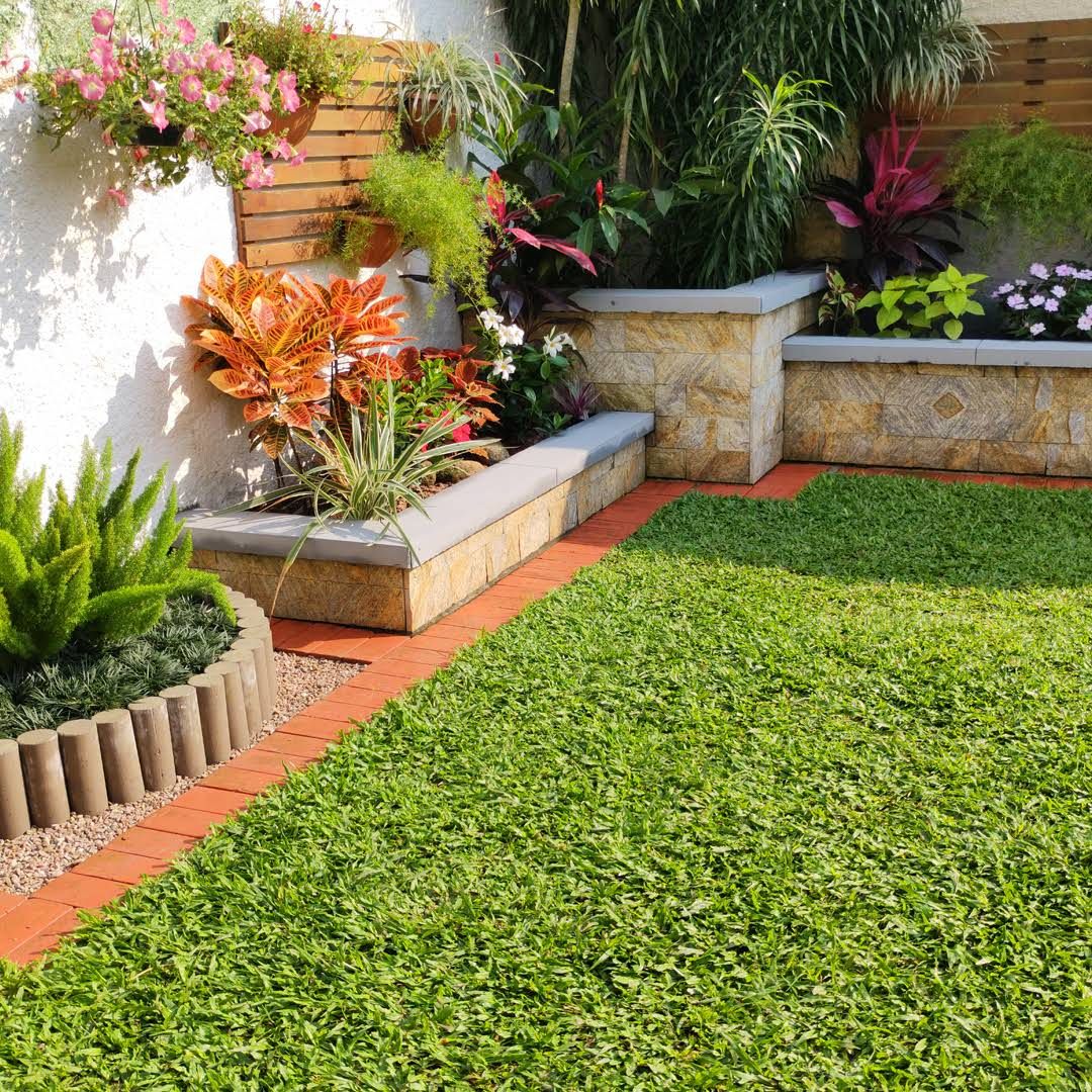 Low Maintenance Frontyard Landscaping Chennai image 4