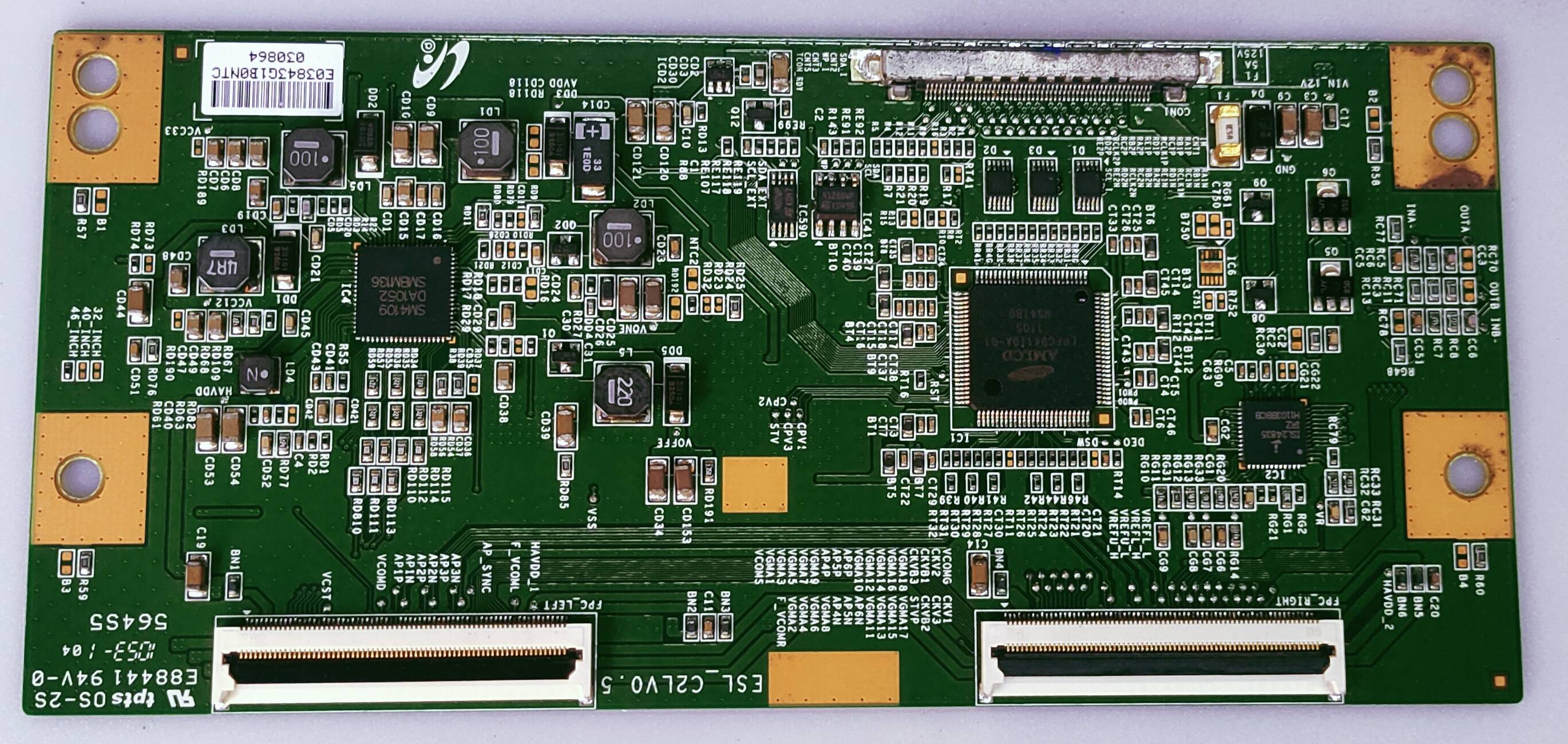 SONY 46EX520 LED TV FHD TCON PART NUMBER ESL_C2LV0.5 image 2