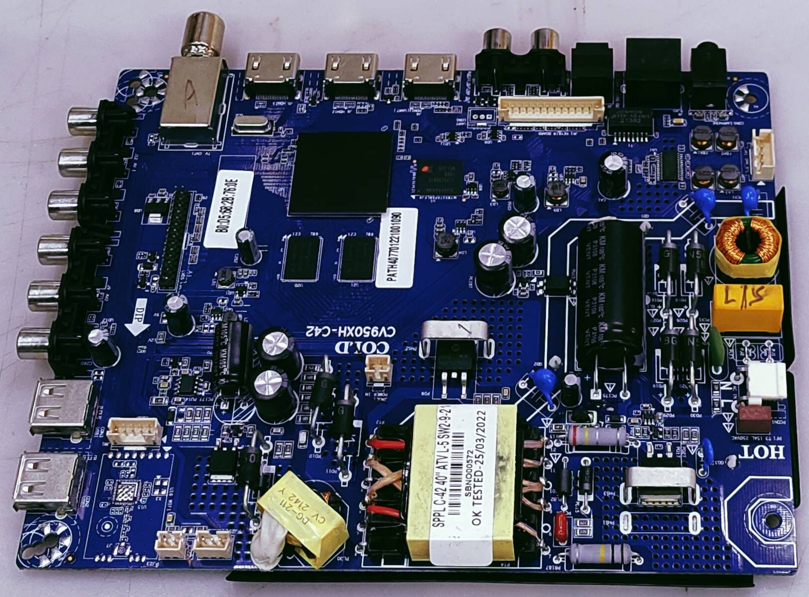KODAK 43" FHD ANDROID MOTHER BOARD NUMBER CV950XH-C42 image 6