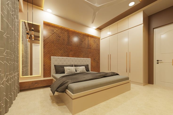 High-End Bedroom Interior Design in Chennai for Premium Homes image 5