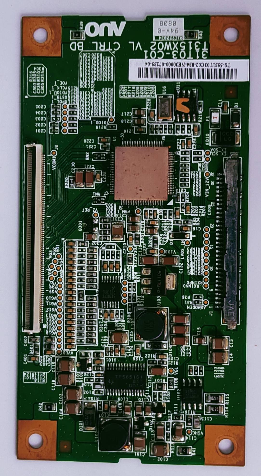 SAMSUNG LA32C450EI LED TV TCON PART NUMBER 31 T03-C01  T315XW02  image 5