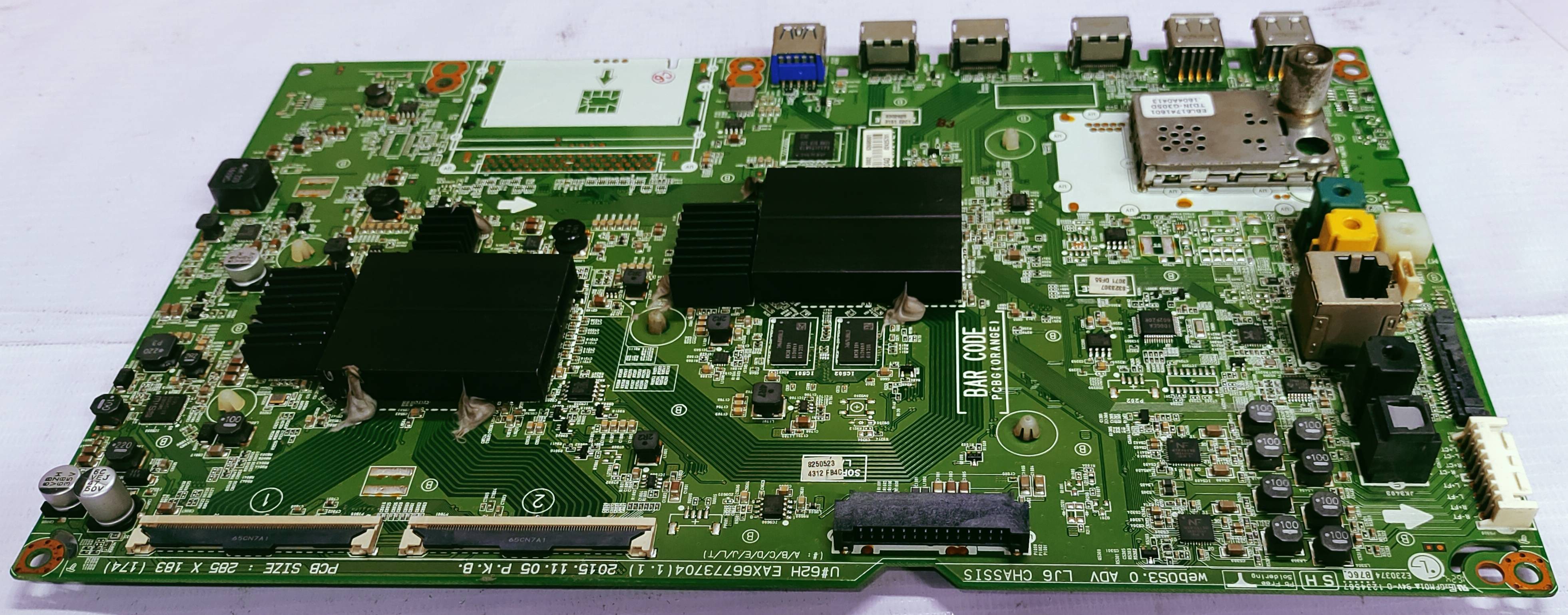 LG 4K 49UH85TO-TA ANDROID MOTHER BOARD, LED BOARD, MAIN BOARD,#wb38 image 3