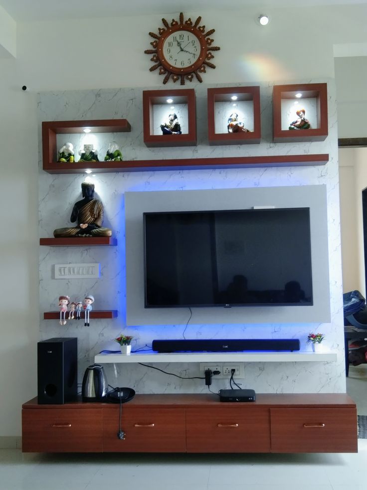 Home TV Unit Wall Paneling in Chennai image 4