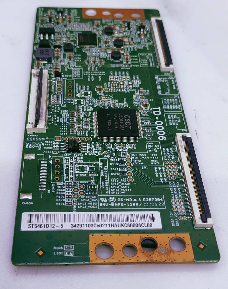 HAIER LE55K7700HQ LED TV4K TCON PART NUMBER TD-0006/ST5461D12-5 image 6