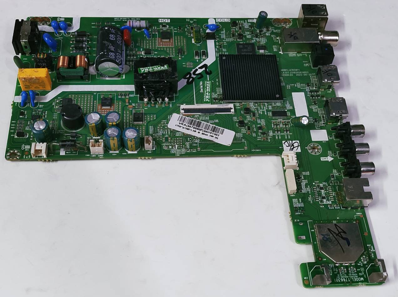 Motorola LE32W4000 Google TV New Combo Board, Motherboard, Main Board image 2