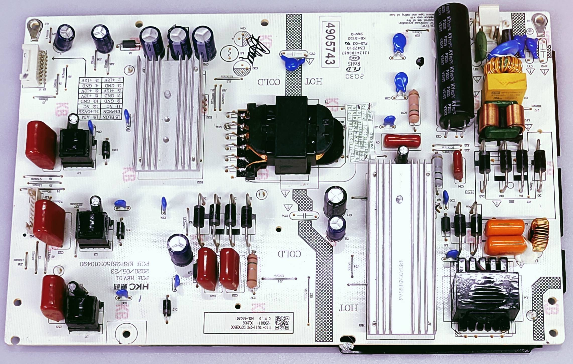 Realme  RMV2001 55 QLED TV New Power Supply Board image 5